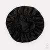 Bonnet de nuit soie : noir