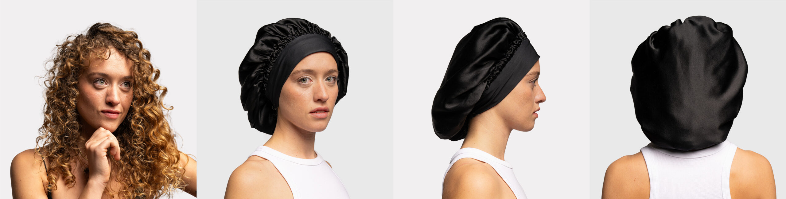 BONNET DE NUIT® : notre bonnet en soie modèle KOLA