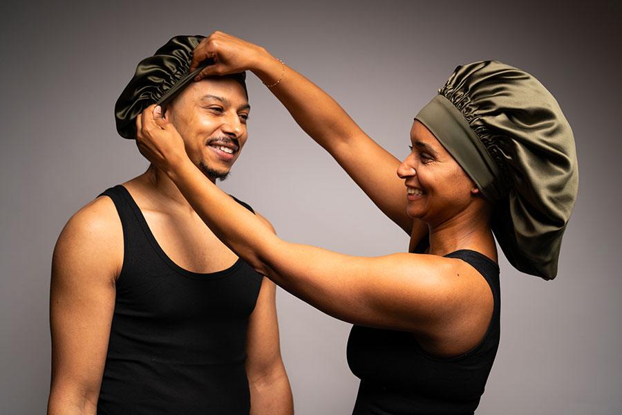 BONNET DE NUIT® LE bonnet de nuit ajustable, pensé pour toutes les chevelures
