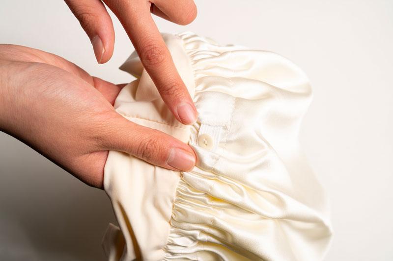 BONNET DE NUIT® : LE bonnet de nuit en satin de soie AJUSTABLE ! 