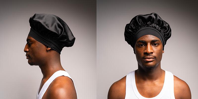 BONNET DE NUIT® : le bonnet de nuit en soie modèle KIMIA