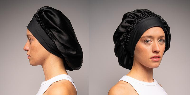 BONNET DE NUIT® : le bonnet de nuit en soie modèle KOLA